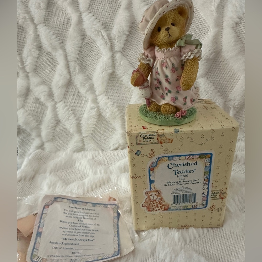 Cherished Teddies LISA "My Best Is Always You" #103780 Vintage 1994 (NIB)
